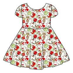 Mistle Toe & Mischief Honey Twirl Dress - Bamboo - Pre Order - Christmas Special