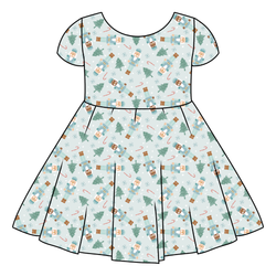Christmas Kingdom Honey Twirl Dress - Bamboo - Pre Order - Christmas Special