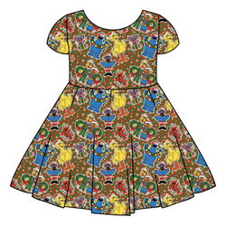 Merry Street Friends Honey Twirl Dress - Bamboo - Pre Order - Christmas Special