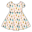 Playtime Pals Honey Girl's Twirl Dress Bamboo - PRE ORDER