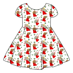 Under the Tree Honey Twirl Dress - Bamboo - Pre Order - Christmas Special