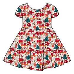 Milk & Mischief Honey Twirl Dress - Bamboo - Pre Order - Christmas Special