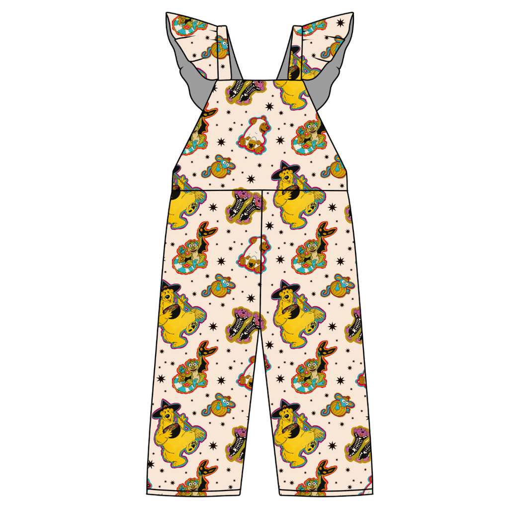 Halloween Bear - Daisy Girl's Flutter Jumpsuit Knit - PRE ORDER