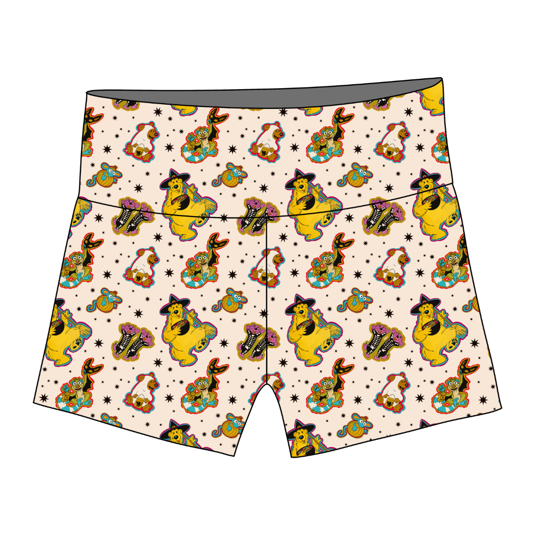 Halloween Bear - Nola Biker Shorts Knit - PRE ORDER