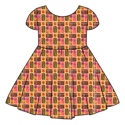 Holly Jolly Holiday Honey Twirl Dress - Bamboo - Pre Order - Christmas Special