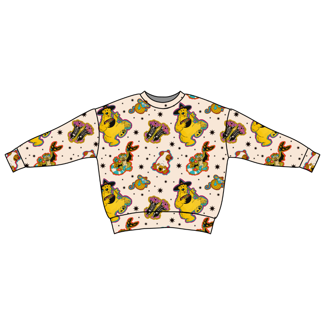 Halloween Bear Zayn Oversized Pullover - PRE ORDER
