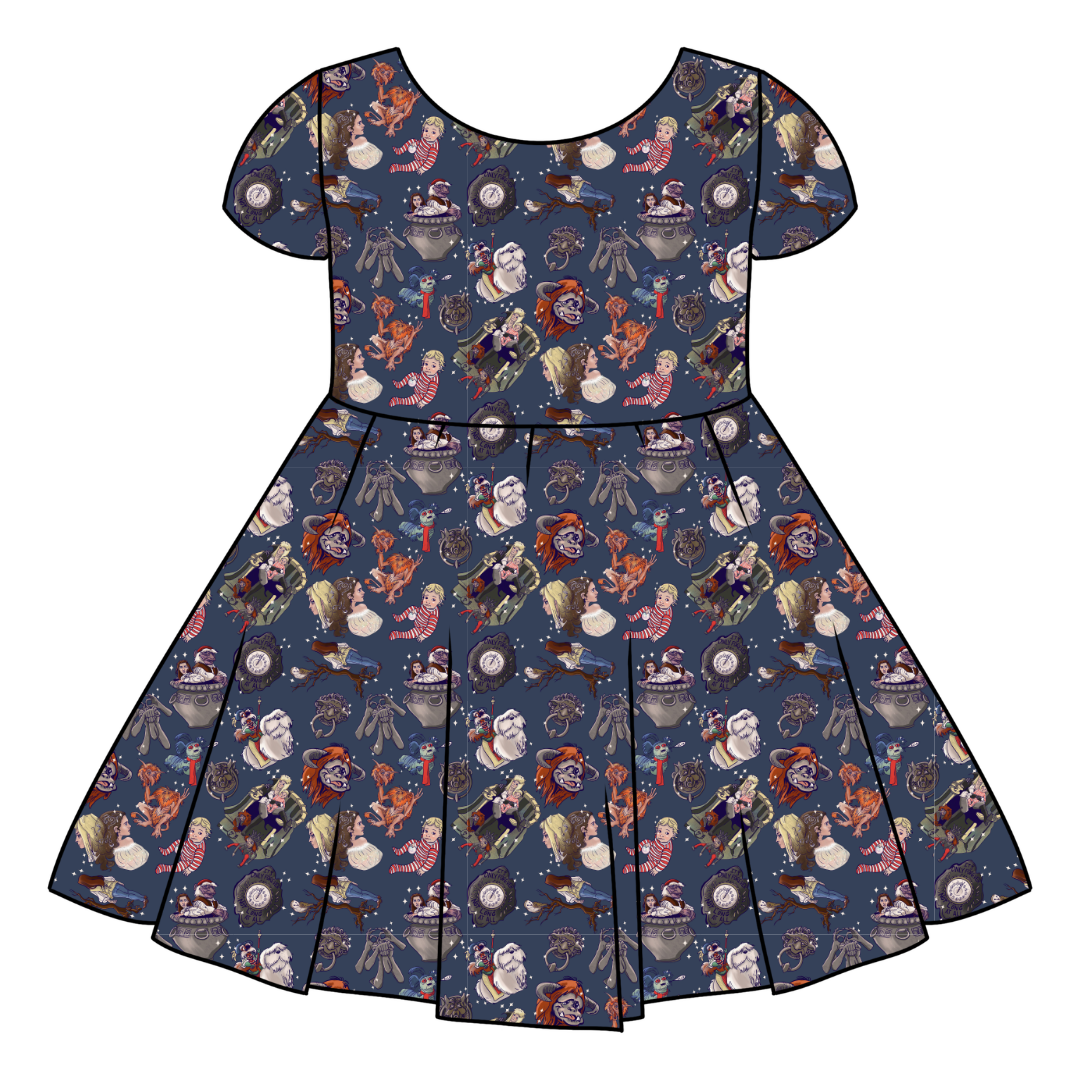 The Babe Honey Girl's Twirl Dress Bamboo - PRE ORDER