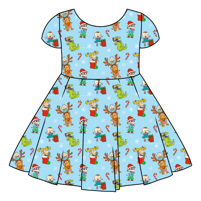 Holiday Parade Honey Twirl Dress - Bamboo - Pre Order - Christmas Special