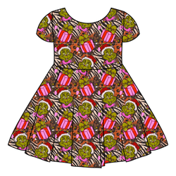 Pretty Mean Christmas Honey Twirl Dress - Bamboo - Pre Order - Christmas Special