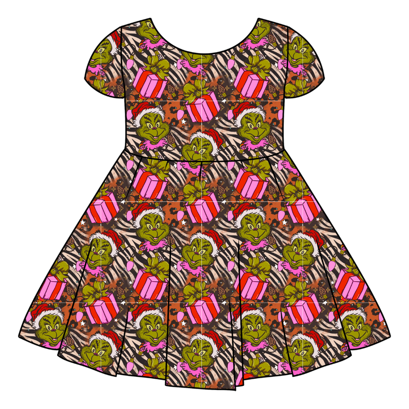 Pretty Mean Christmas Honey Twirl Dress - Bamboo - Pre Order - Christmas Special
