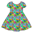 Dragon Dreams Honey Girl's Twirl Dress Bamboo - PRE ORDER