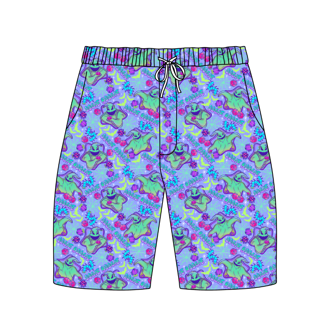 Boog Chill Extended Length Adult Pajama Bamboo Shorts - Pre Order