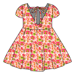 Baking Spirits Bright Honey Twirl Dress - Bamboo - Pre Order - Christmas Special