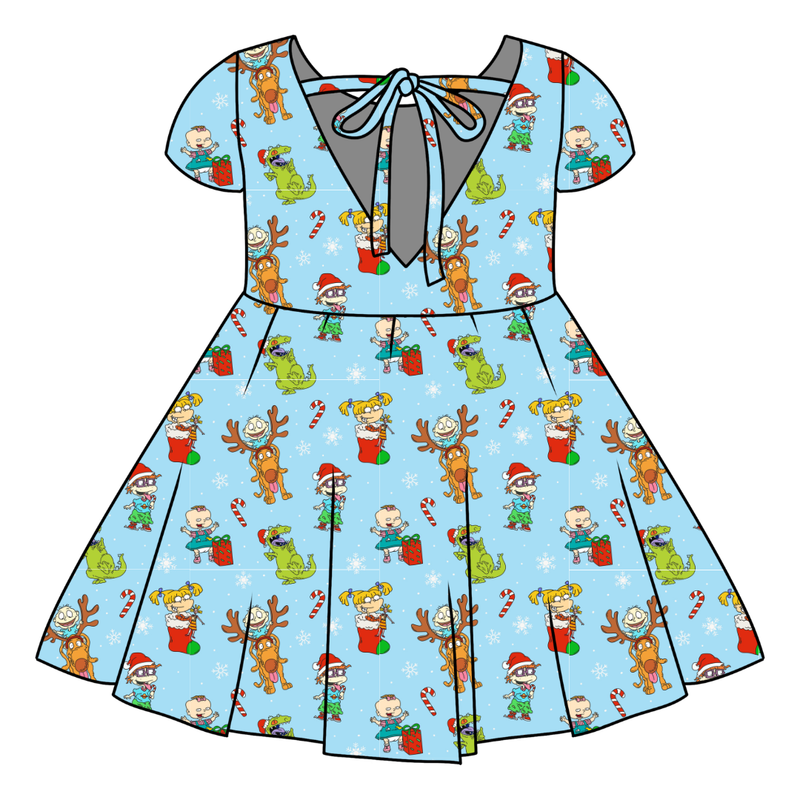 Holiday Parade Honey Twirl Dress - Bamboo - Pre Order - Christmas Special