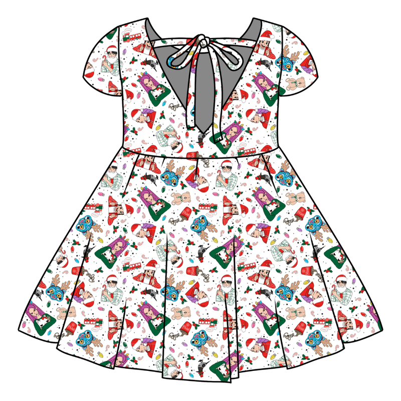 Holiday Harmony Honey Twirl Dress - Bamboo - Pre Order - Christmas Special