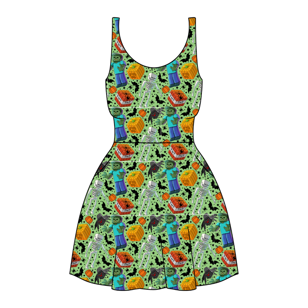 Pixel Pumpkin Patch - Women's Reverie Dress - Pre Order