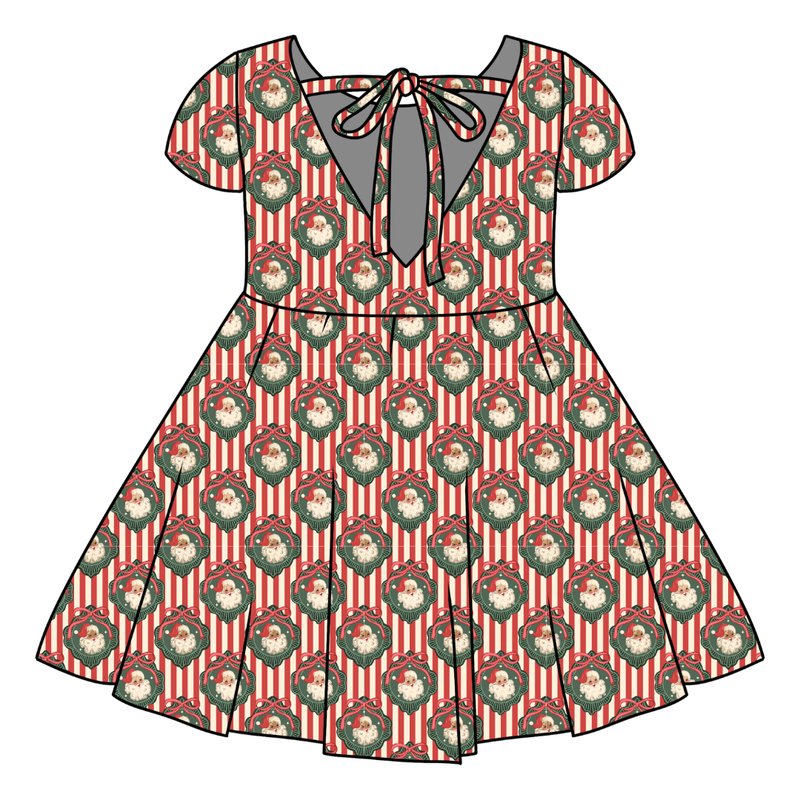 Candy Cane Lane Honey Twirl Dress - Bamboo - Pre Order - Christmas Special