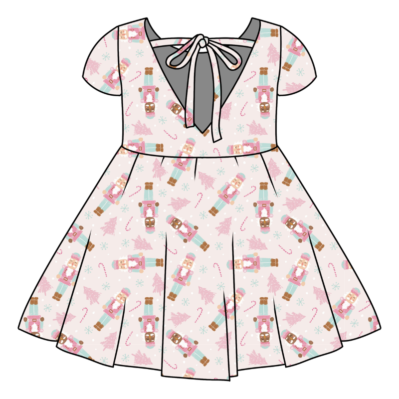 Sugarplum Honey Twirl Dress - Bamboo - Pre Order - Christmas Special