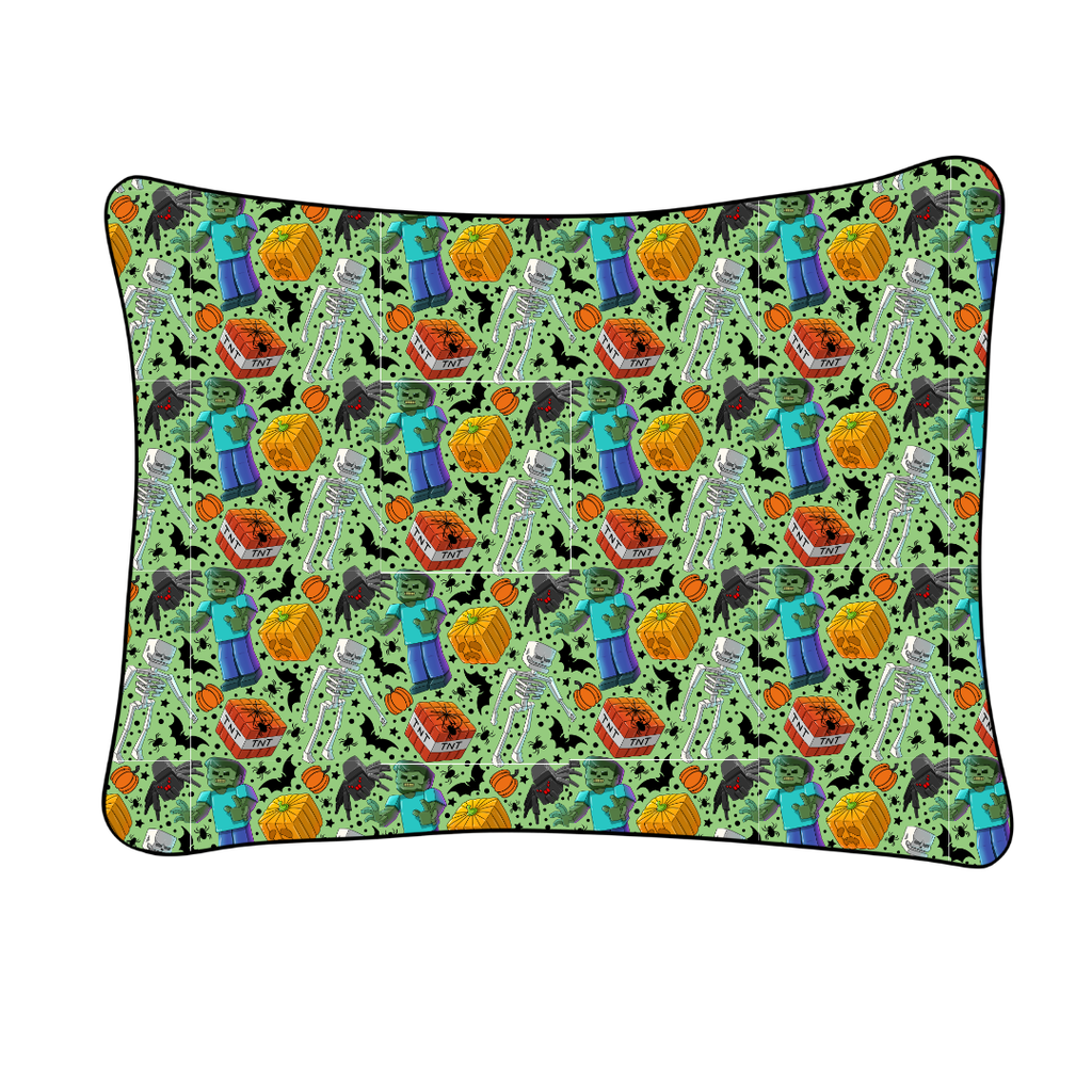 Pixel Pumpkin Patch Pillowcase Bamboo - PRE ORDER