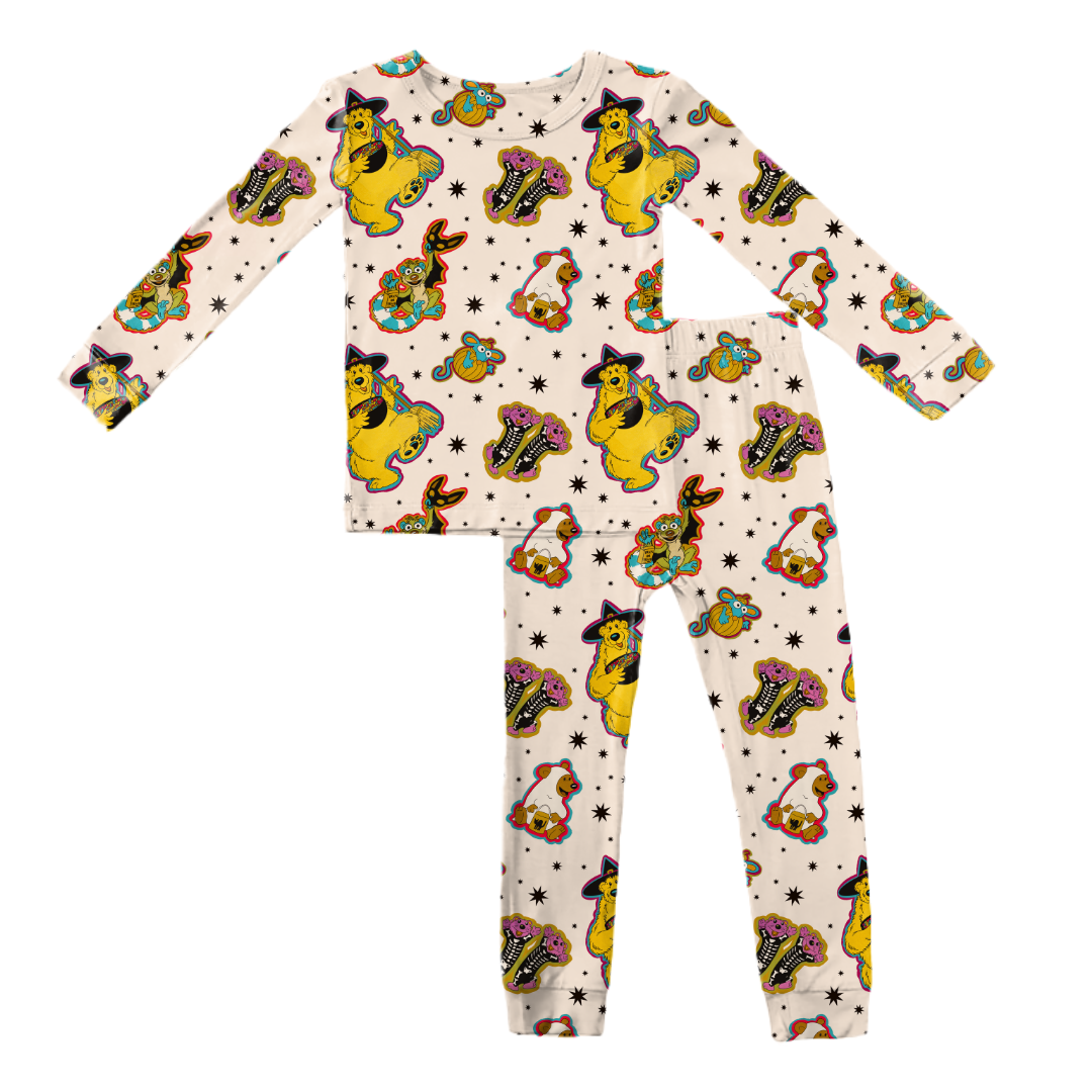 Halloween Bear Slumber Bamboo Long Sleeve Pants Set - PRE ORDER