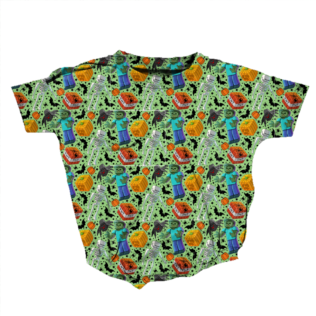 Pixel Pumpkin Patch Opal Short Sleeve Bubble Bamboo - PRE ORDER
