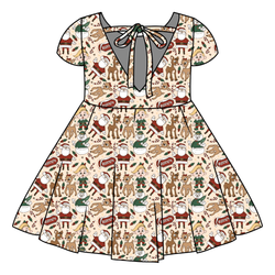 Red Nose Honey Twirl Dress - Bamboo - Pre Order - Christmas Special