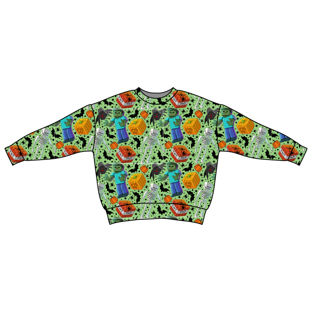 Pixel Pumpkin Patch Zayn Oversized Pullover - PRE ORDER