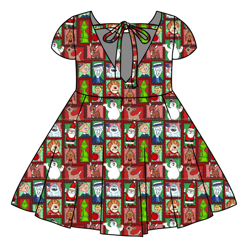 Christmas through the Years Honey Twirl Dress - Bamboo - Pre Order - Christmas Special