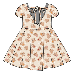 Reindeer Games Honey Twirl Dress - Bamboo - Pre Order - Christmas Special