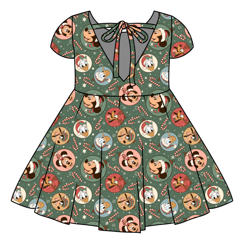 Main St Magic Honey Twirl Dress - Bamboo - Pre Order - Christmas Special