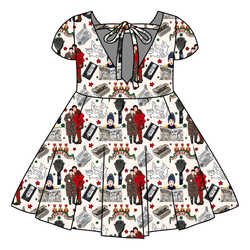 Alone at Home Honey Twirl Dress - Bamboo - Pre Order - Christmas Special