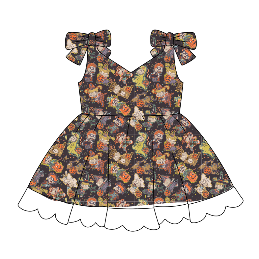 Midnight Mischief - Zoe Twirl Party Dress - PRE ORDER