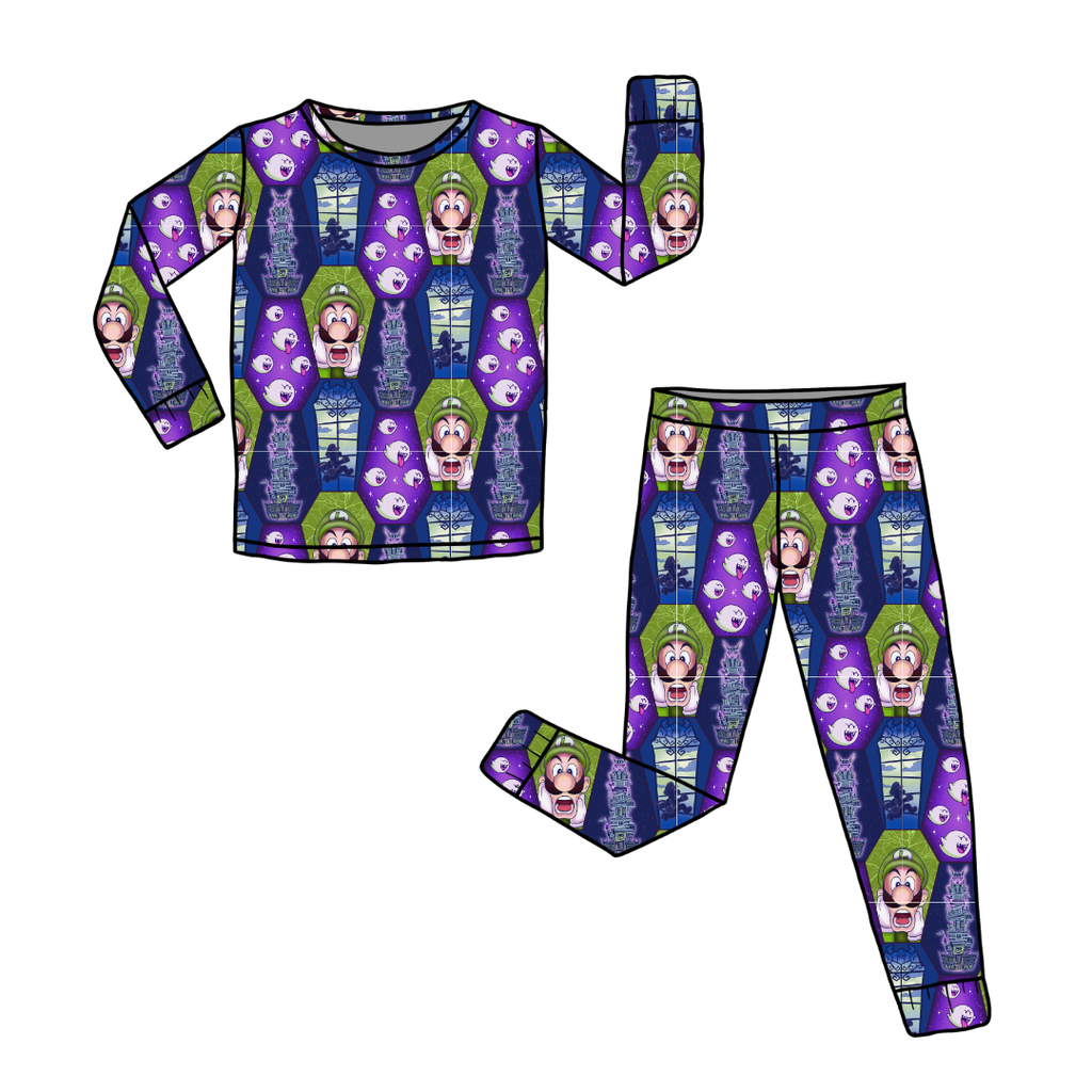 Haunted Halls Slumber Bamboo Long Sleeve Pants Set - PRE ORDER