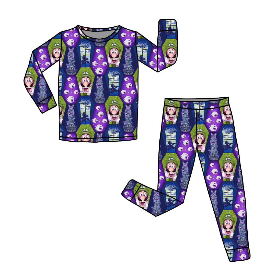 Haunted Halls Slumber Bamboo Long Sleeve Pants Set - PRE ORDER