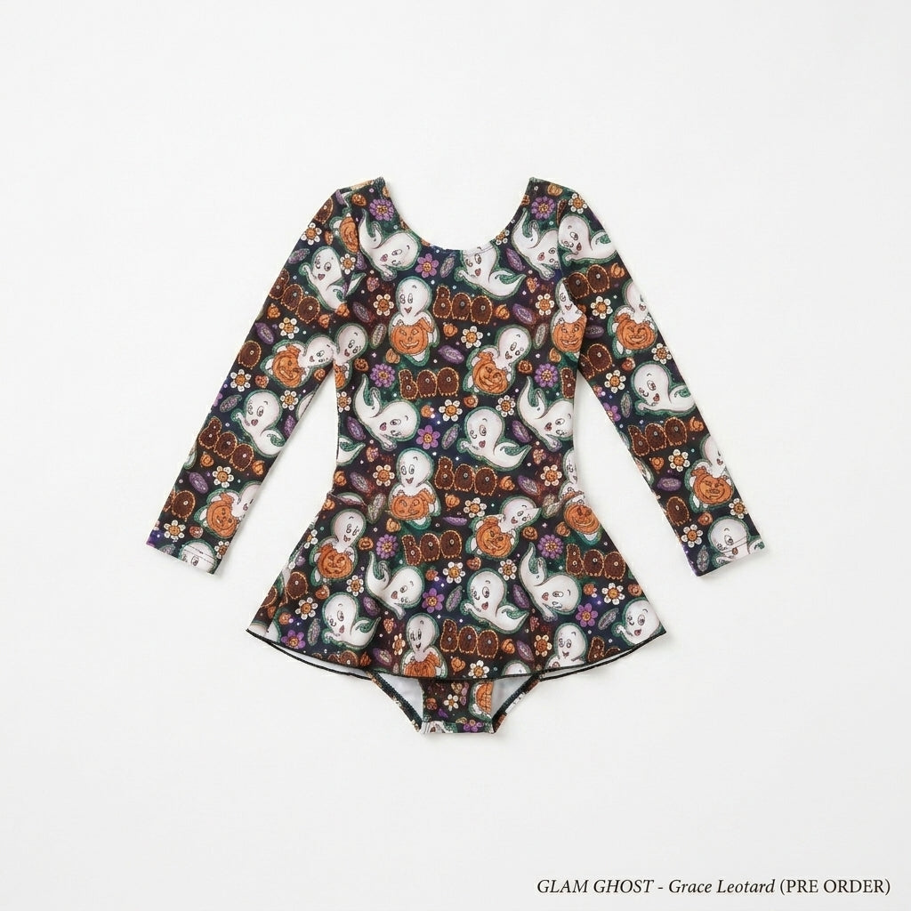 GLAM GHOST - Grace Long Sleeve Skirted Leotard - PRE ORDER