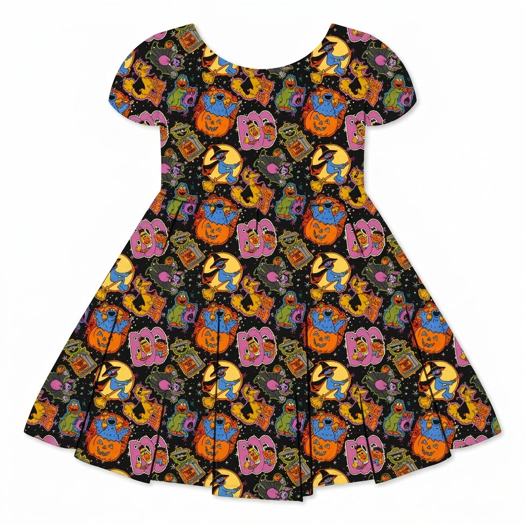TRICK OR TREAT STREET - Honey Girl's Twirl Dress Bamboo - PRE ORDER