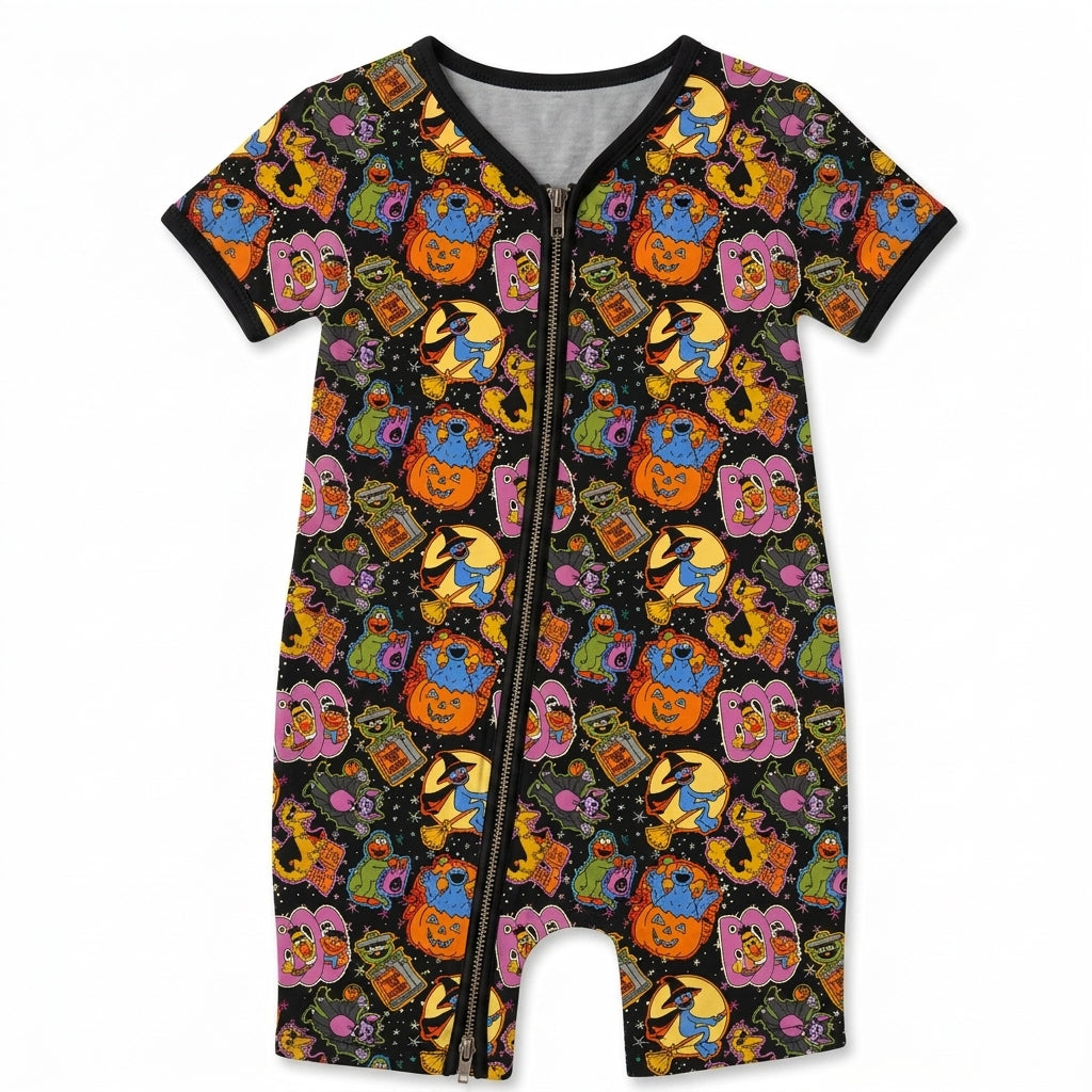 Trick Or Treat Street Bliss Short Sleeve Zippy Bamboo - PRE ORDER