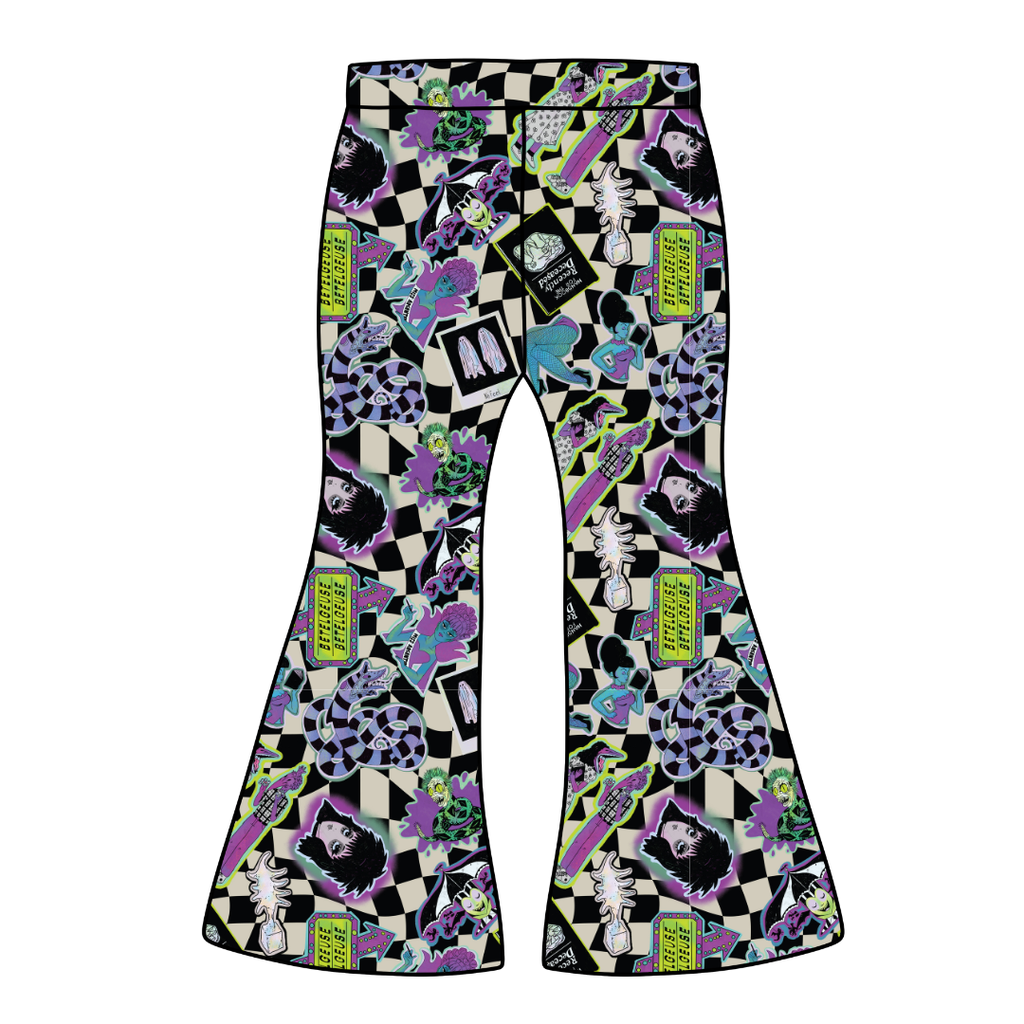 Strange Mod Adult Flare Bamboo Pants - Pre Order