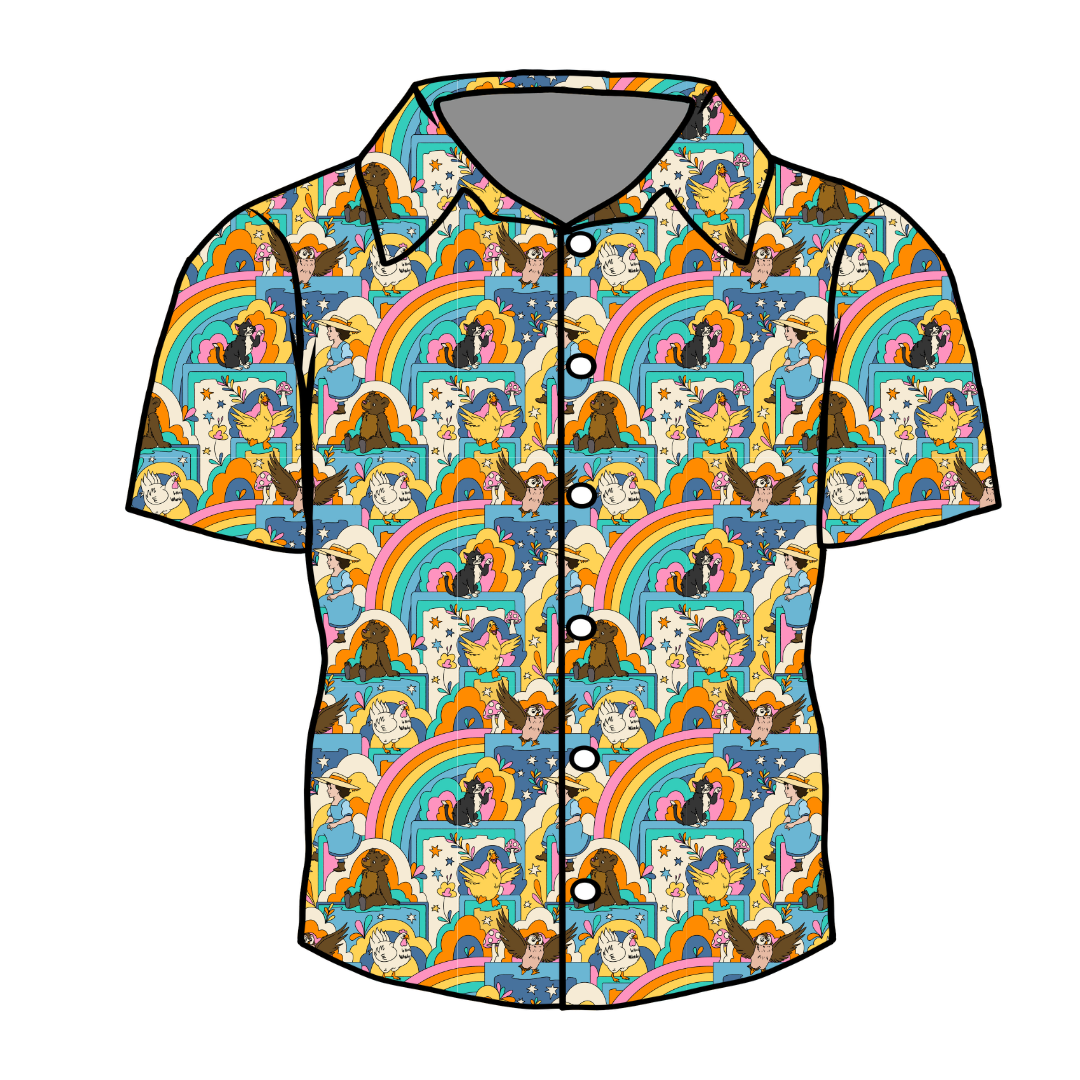Painted Skys Twilight Men's Button Down Bamboo - Pre Order