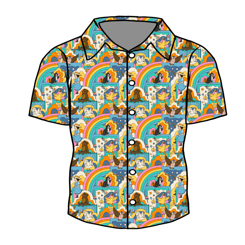 Painted Skys Twilight Men's Button Down Bamboo - Pre Order
