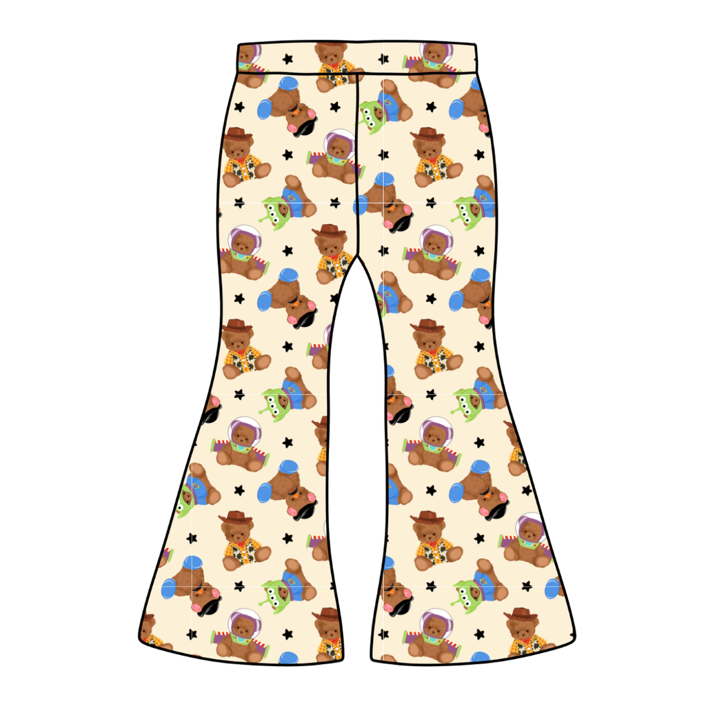 Toy Box Besties Mod Adult Flare Bamboo Pants - Pre Order